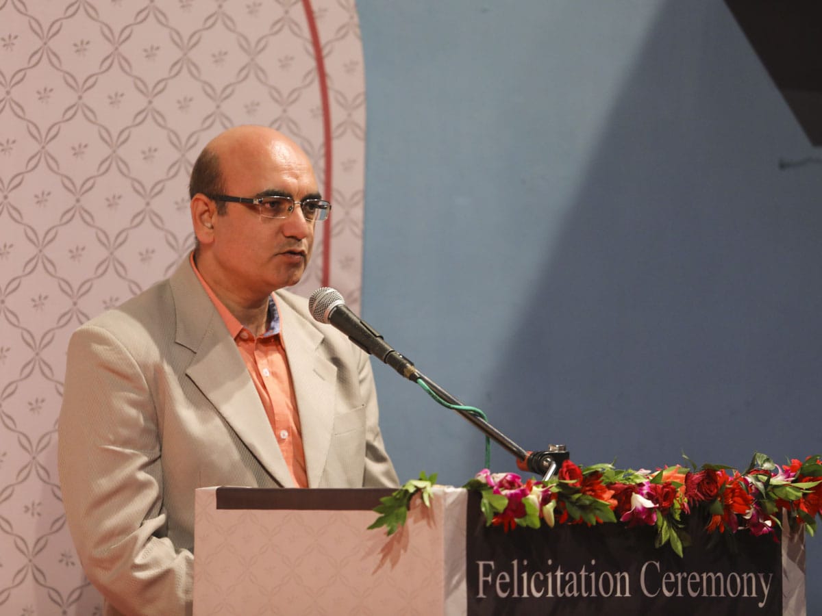 Prof. Jayesh Mandanka, master of ceremonies
