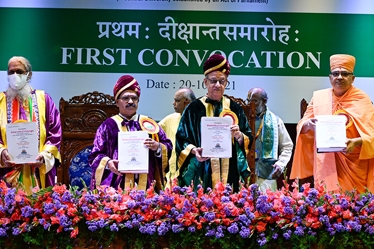 Book inauguration by dignitaries